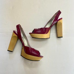 CARLOS SANTANA SLING BACK PLATFORM